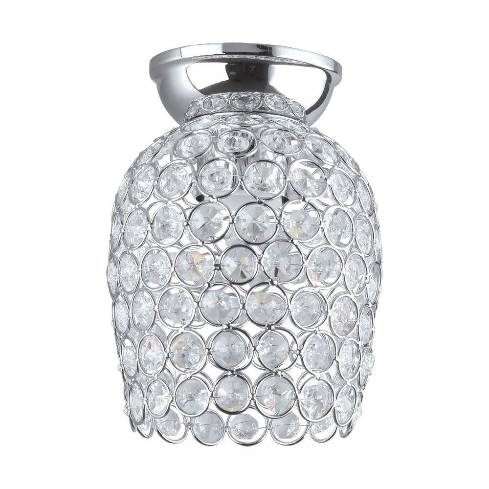 Bonares DIY Batten Fix Light Chrome & Crystal 130mm - 203358 - ARCK Electrical Wholesale Supplies