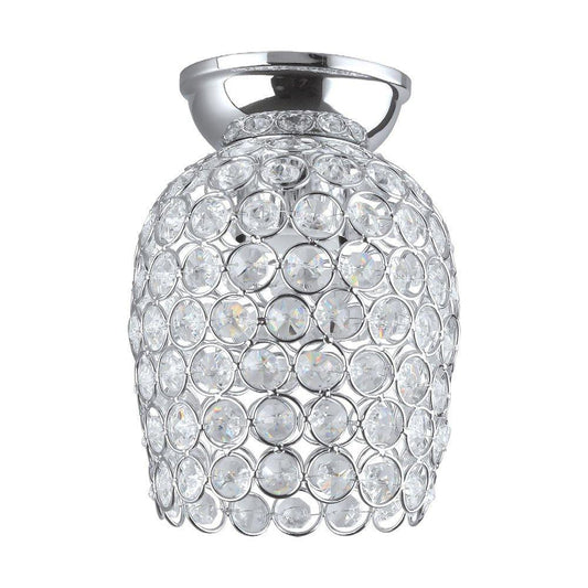 Bonares DIY Batten Fix Light Chrome & Crystal 130mm - 203358 - ARCK Electrical Wholesale Supplies