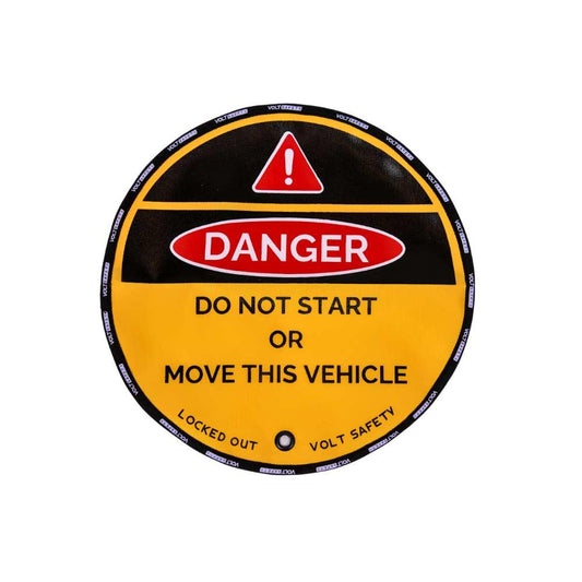 VOLT SAFETY - LOCKOUT-SW-50 - STEERING WHEEL LOCKOUT COVER | 50CM - ARCK Electrical Wholesale Supplies