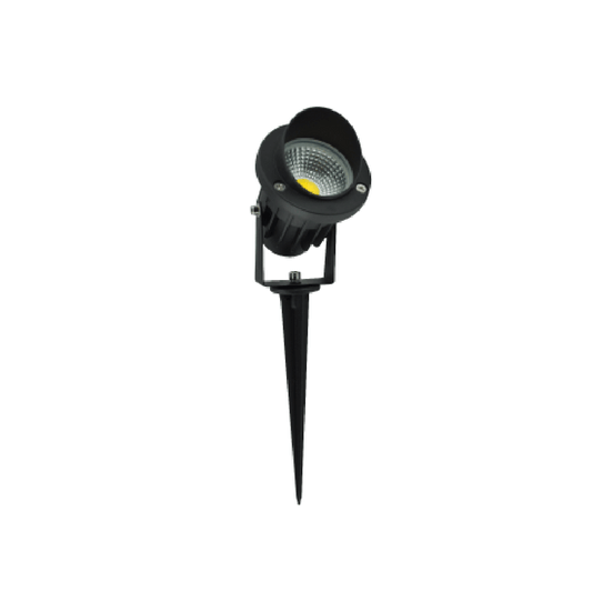 6W 5500K Garden Spike Black - JD-CD75C02C/5500K - ARCK Electrical Wholesale Supplies