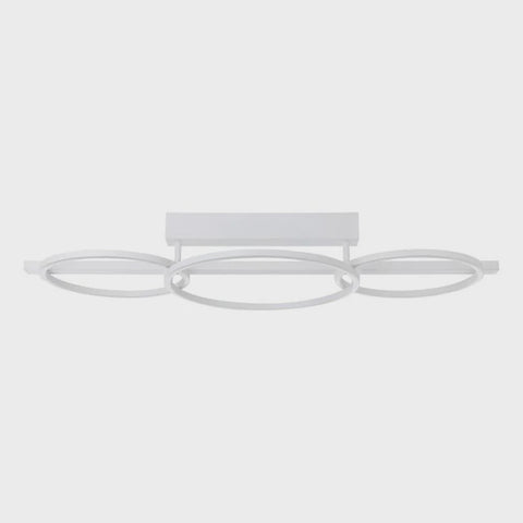 Lanacera Semi-Flush Mount Light White Plastic 3000K - 205836 - ARCK Electrical Wholesale Supplies