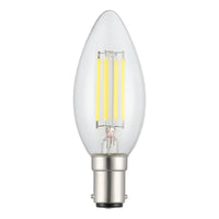 Filament Candle Clear Globe 4W B15 Dimmable 5000K - 206445