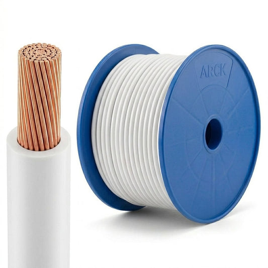 2.5mm Building Wire Single Core - White - 100m Drum - SR1025-100WHITE