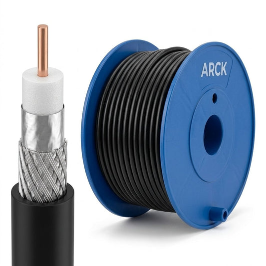 Hills Antenna RG6 FTA/SAT Quad Shield 305m Box - BC85085