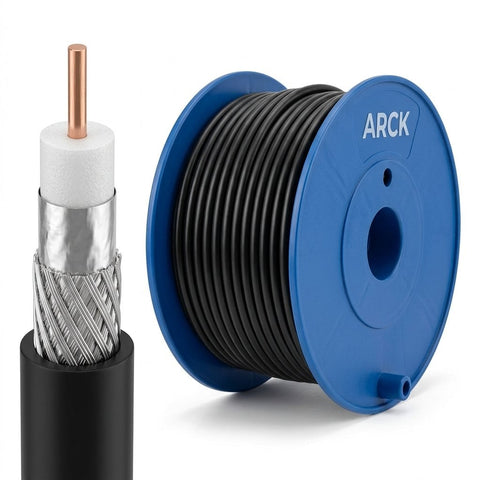 Hills Antenna RG6 Quad-shield 100m Reel - BC85087