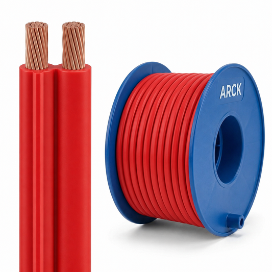 Figure 8 Cable 0.75mm - Red - 100m Roll - SEC2875-100RED