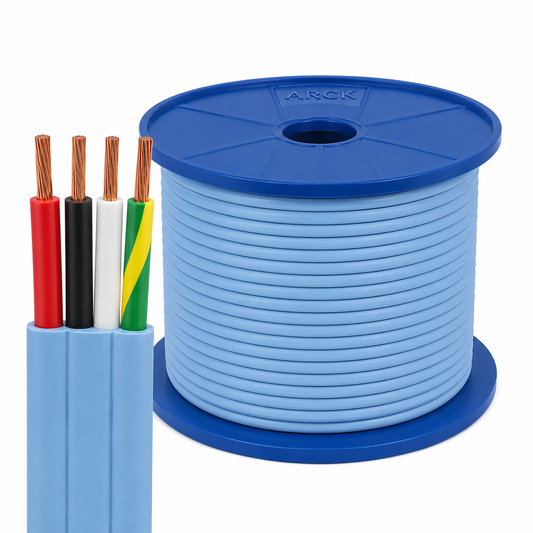 1.5mm TPS 3 Core + Earth Air Conditioning - Blue - 100m Drum - AC7504-100BLU