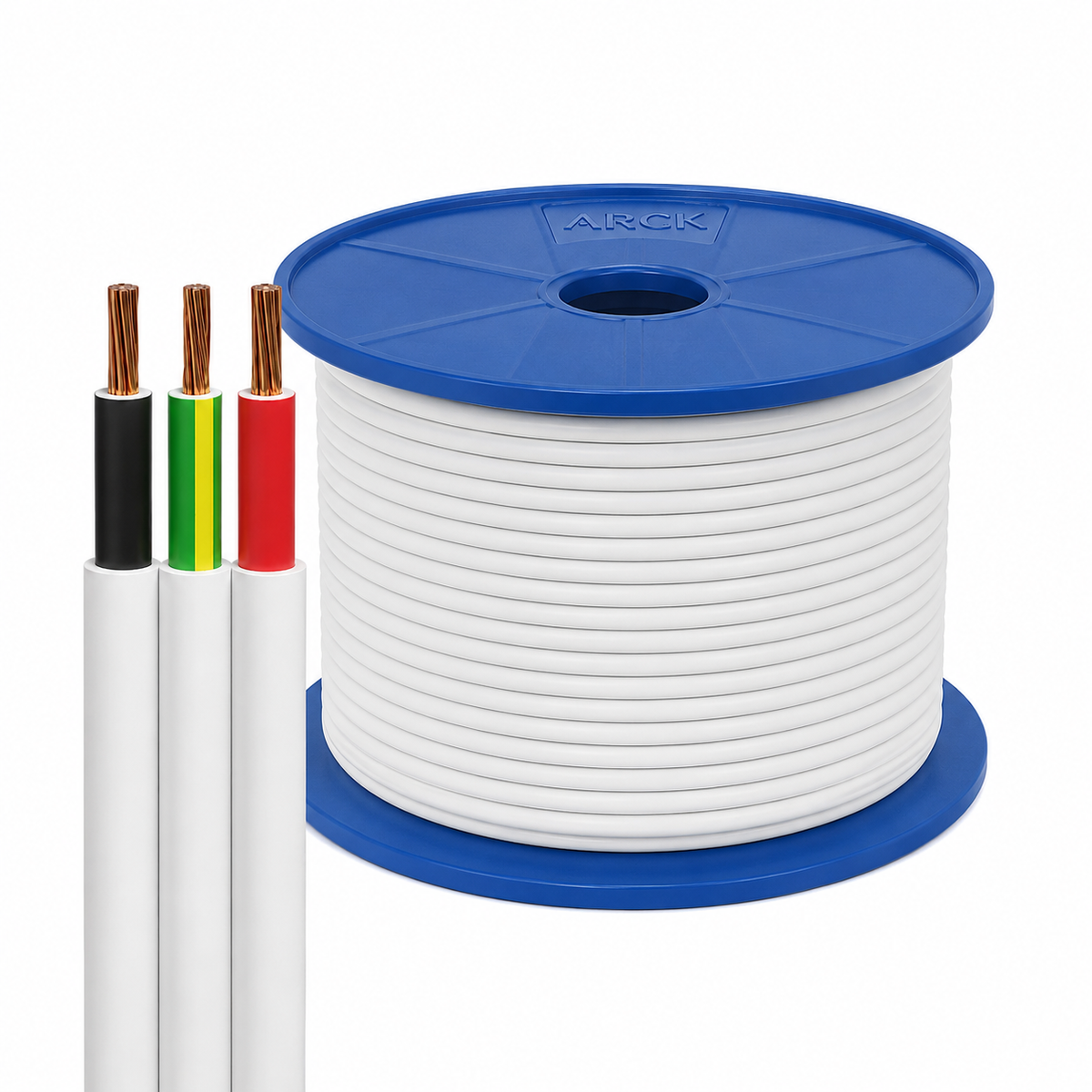 2.5mm TPS Twin & Earth - 100m Drum - SRF3025V-100WHE