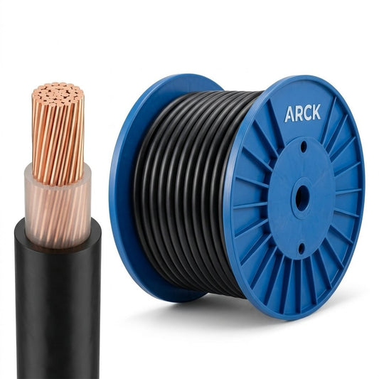 16mm XLPE Single Core - Black - 100m Drum - XLPE1160-100