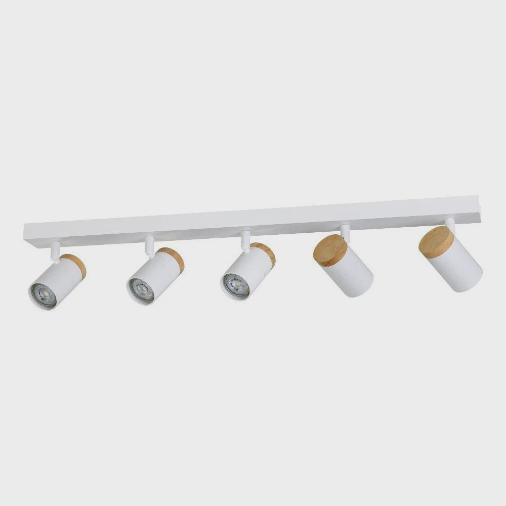 CARTAGENA Spot 5 lights White Steel - 206182 - ARCK Electrical Wholesale Supplies