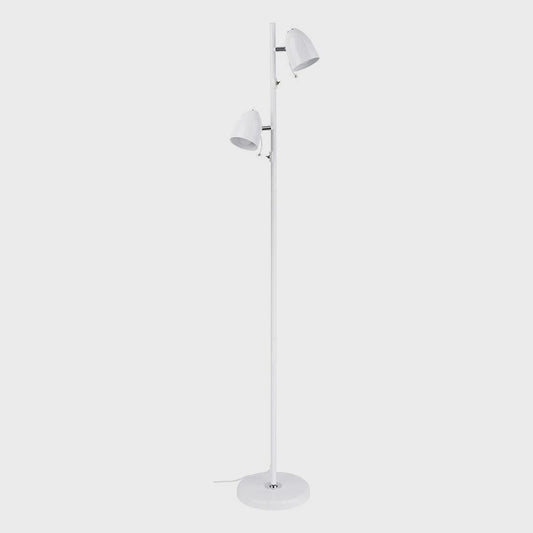 Lara 2 Light Floor Lamp White - 205284N - ARCK Electrical Wholesale Supplies