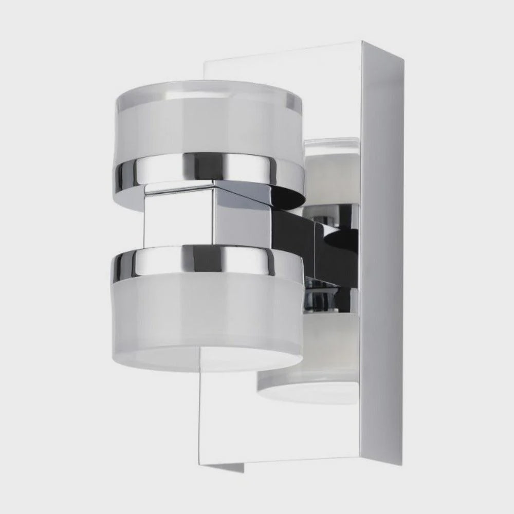 ROMENDO 2 LED Wall Light 2x5W TRI Colour Chrome Steel - 205046 - ARCK Electrical Wholesale Supplies