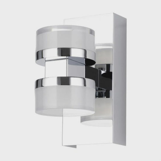 ROMENDO 2 LED Wall Light 2x5W TRI Colour Chrome Steel - 205046 - ARCK Electrical Wholesale Supplies