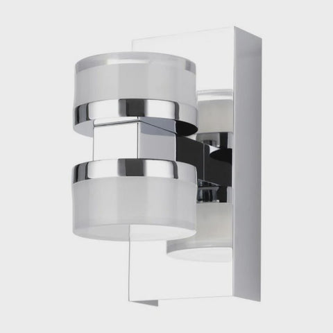 ROMENDO 2 LED Wall Light 2x5W TRI Colour Chrome Steel - 205046 - ARCK Electrical Wholesale Supplies