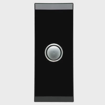 CLIPSAL SATURN 1 GANG PUSHBUTTON LED ARCHITRAVE SWITCH - ESPRESSO BLACK  - 4061ALEB - ARCK Electrical Wholesale Supplies