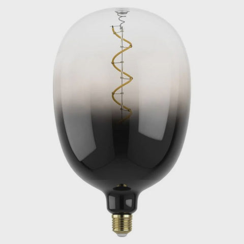 Filament Dimmable LED T180 Globe Bulb 240V 4W ES Grey Transparent Glass 1800K - 12588 - ARCK Electrical Wholesale Supplies