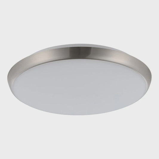 Ollie 2 12W/15W Dimmable LED Oyster Satin Nickel / Tri-Colour - 206394 - ARCK Electrical Wholesale Supplies