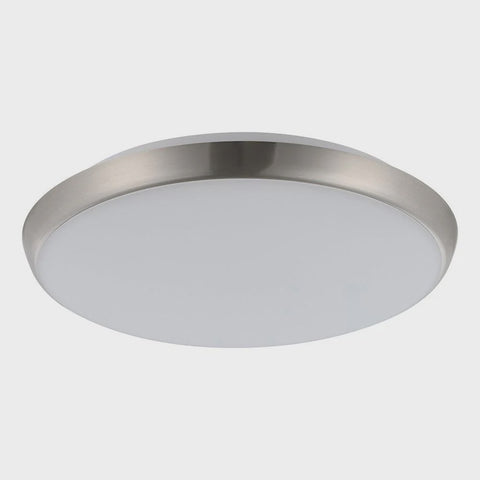 Ollie 2 12W/15W Dimmable LED Oyster Satin Nickel / Tri-Colour - 206394 - ARCK Electrical Wholesale Supplies