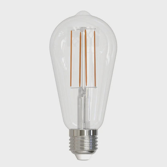 Bulb ST64 LED Filament Globe ES 240V 7.5W Clear 2700K - 205962 - ARCK Electrical Wholesale Supplies