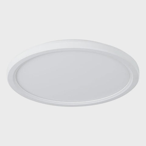 Romeo 500mm Dimmable LED Oyster Light White 40W TRI Colour - 206354 - ARCK Electrical Wholesale Supplies