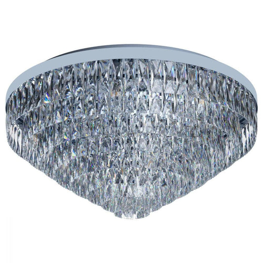 Valparaiso 16 Light Ceiling Chrome & Crystal 780mm - 39492 - ARCK Electrical Wholesale Supplies