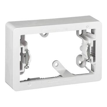 Clipsal Iconic Basic Standard Mounting Block 34mm Depth - 449AB-VW - ARCK Electrical Wholesale Supplies