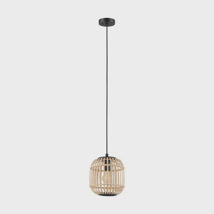 Bordesley Wooden Pendant Light - 43231N - ARCK Electrical Wholesale Supplies