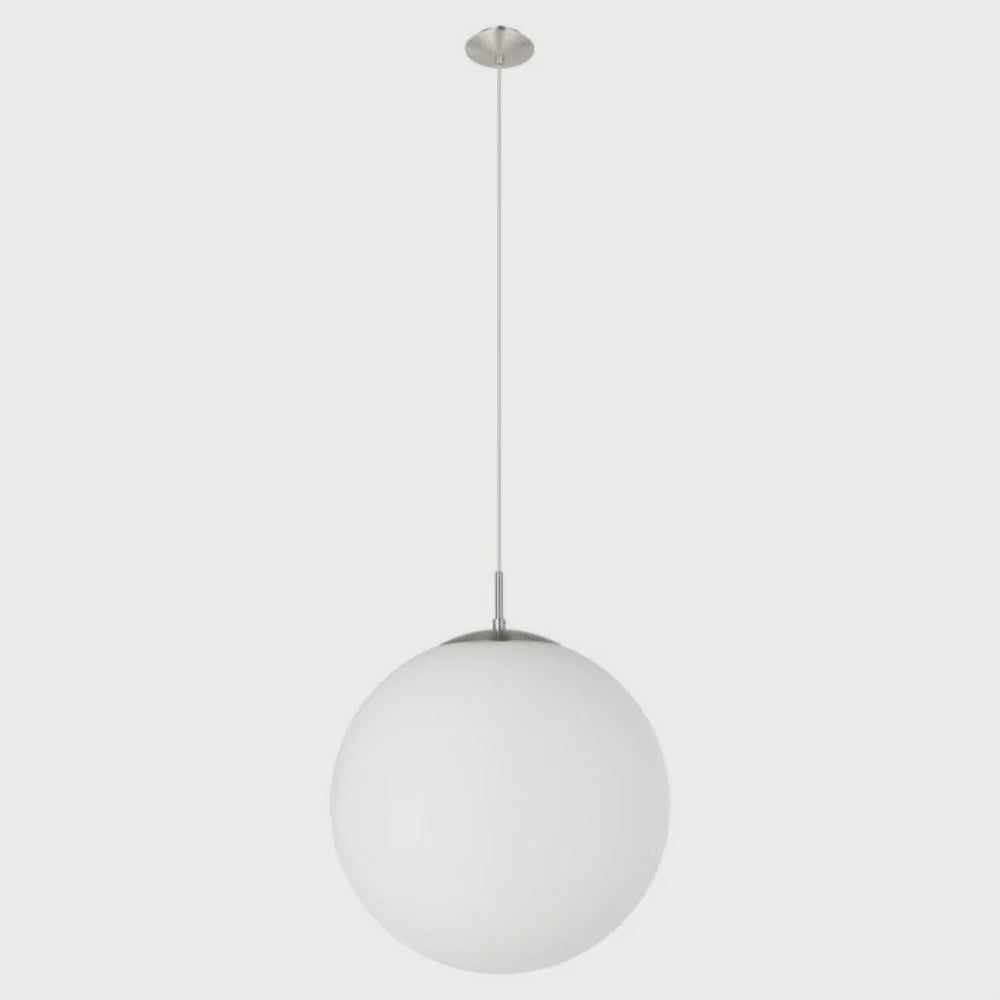 Rondo 1 Light Pendant Satin Nickel Steel - 205242 - ARCK Electrical Wholesale Supplies