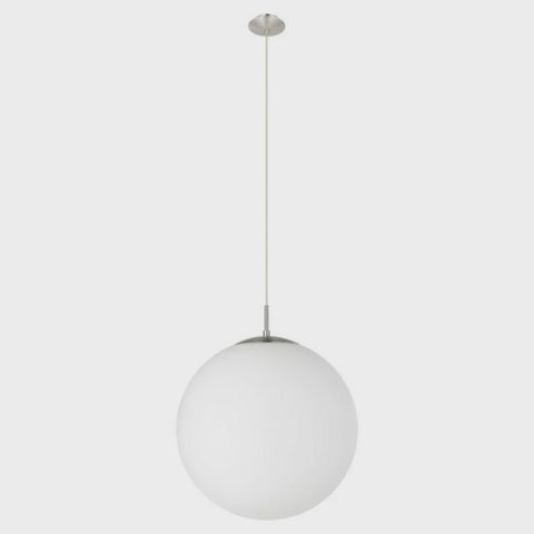 Rondo 1 Light Pendant Satin Nickel Steel - 205242 - ARCK Electrical Wholesale Supplies