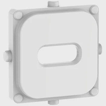 Clipsal 40 Series Single Mechanism Cap USB-C Vivid White - 40E1USBCCAP-VW - ARCK Electrical Wholesale Supplies