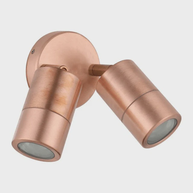 Fremantle 2 Light Adjustable Outdoor Wall Light Copper - 206152 - ARCK Electrical Wholesale Supplies