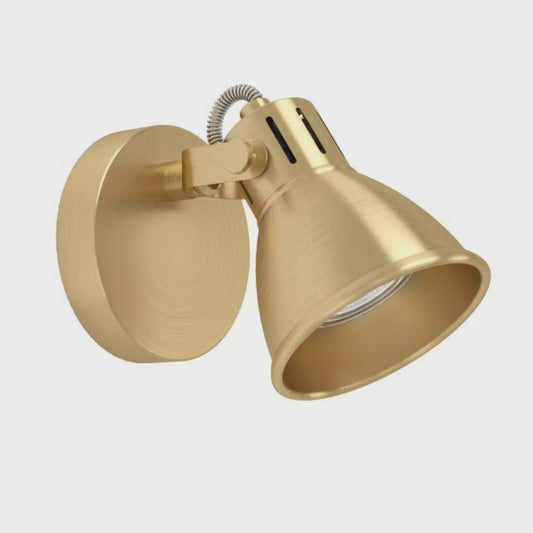 SERAS Spot Light Brushed Brass Steel - 206051 - ARCK Electrical Wholesale Supplies
