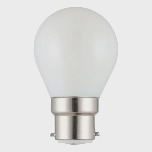 Fancy Round Frost LED 4W B22 Dimmable 5000K - 206468 - ARCK Electrical Wholesale Supplies