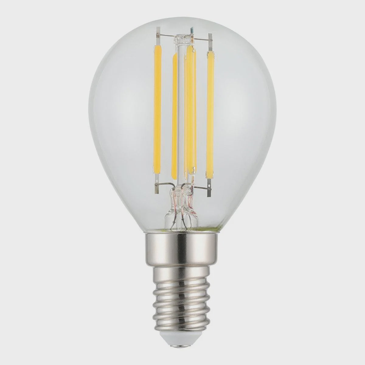Filament Fancy Round Clear LED 4W E14 Dimmable 5000K - 206461 - ARCK Electrical Wholesale Supplies