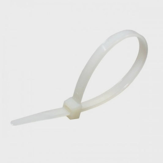 Cable Tie Nylon 300x4.8mm Natural (1000/pkt) - NCT-300/48N/1000
