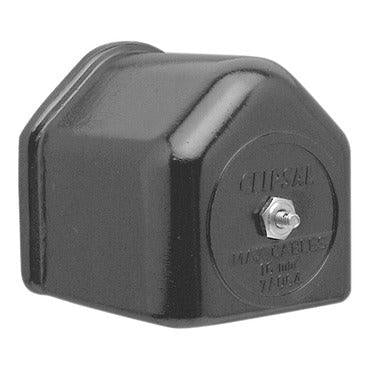 Clipsal - Cable Management Mains Connection Box Unfused, 4 Terminal, 25-20mm Dual Screwed Entry - 645/4-BK - ARCK Electrical Wholesale Supplies