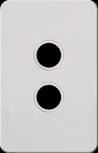 Hager 2 Gang SILHOUETTE Grid P - WBSSP2-MW - ARCK Electrical Wholesale Supplies