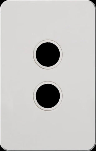 Hager 2 Gang SILHOUETTE Grid P - WBSSP2-MW - ARCK Electrical Wholesale Supplies