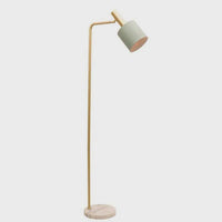 Addison Floor Lamp Jade/Marble - A29121