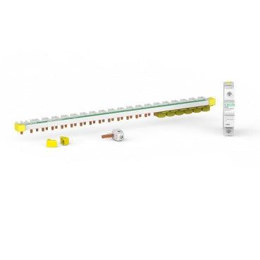 Clipsal MAX9 MAXBAR 1P+N, 21 Modules, 100 A with N Block and Accessories - MX9B121N - ARCK Electrical Wholesale Supplies