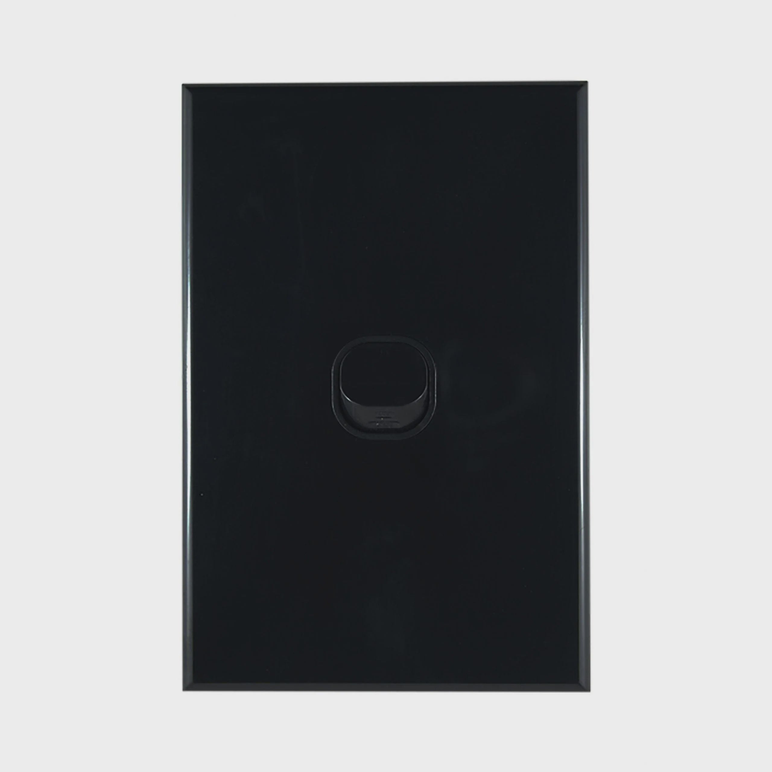 Light Switch 1 Gang – VERTICAL BLACK - LS101VB-L - ARCK Electrical Wholesale Supplies