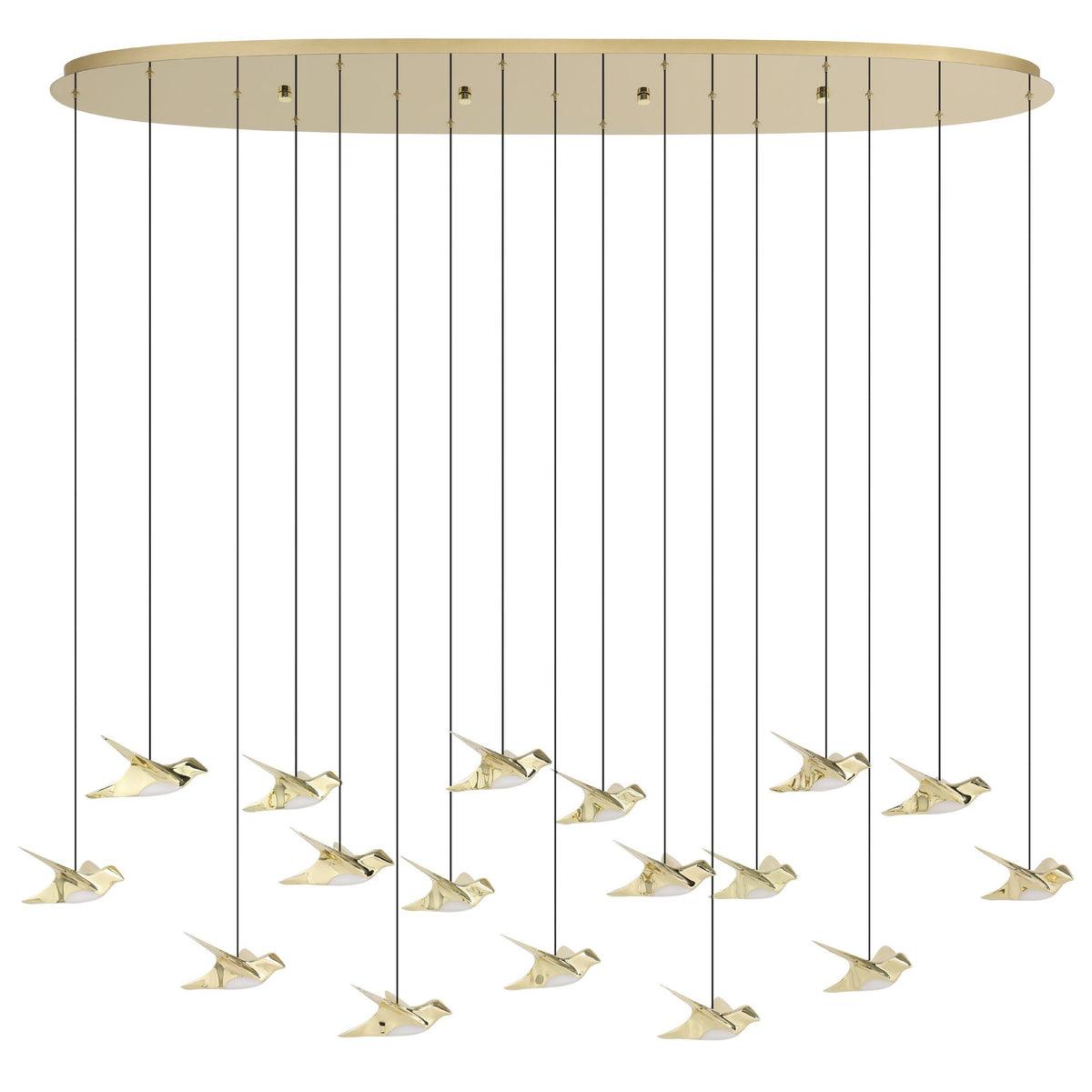 Paratebueno 1480mm Pendant Light Brass - 390399