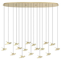 Paratebueno 1480mm Pendant Light Brass - 390399