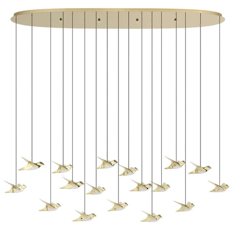 Paratebueno 1480mm Pendant Light Brass - 390399