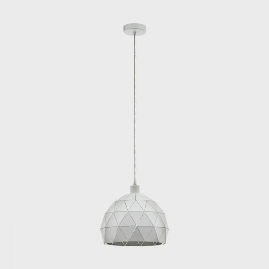 Roccaforte 1 Light Pendant White 300mm - 97854N - ARCK Electrical Wholesale Supplies
