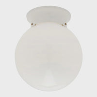 Ball DIY Batten Fix Light W150mm White Metal - MA1806WHITE