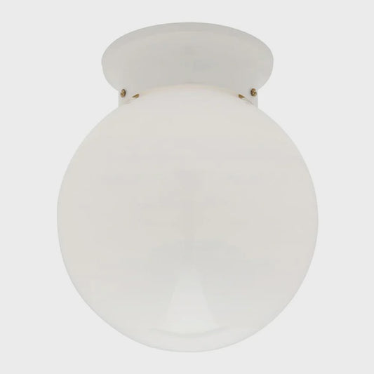 Ball DIY Batten Fix Light W150mm White Metal - MA1806WHITE - ARCK Electrical Wholesale Supplies