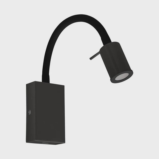 Tazzoli 1 Light Wall Light LED 3000K USB Matt Black - 202779 - ARCK Electrical Wholesale Supplies