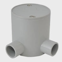PVC-2 Way Deep A J/Box Gry 25mm - JBD-25G/2A
