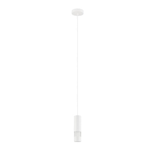 Bernabeta Mini LED Pendant White Steel Transparent Plastic 4000K - 39701N